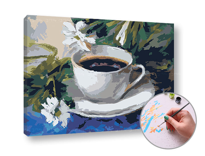 pictura dupa numere cafea de dimineata ro xonchkt120