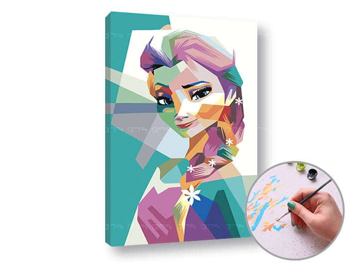 pictura dupa numere frozen elsa ro xonds126