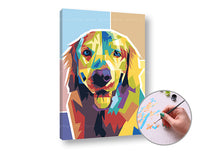 pictura dupa numere golden retriever ro xonwp130