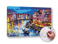 pictura dupa numere gondols on water ro xonchct070