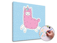 pictura dupa numere pink lama single cut ro xonkid085e1
