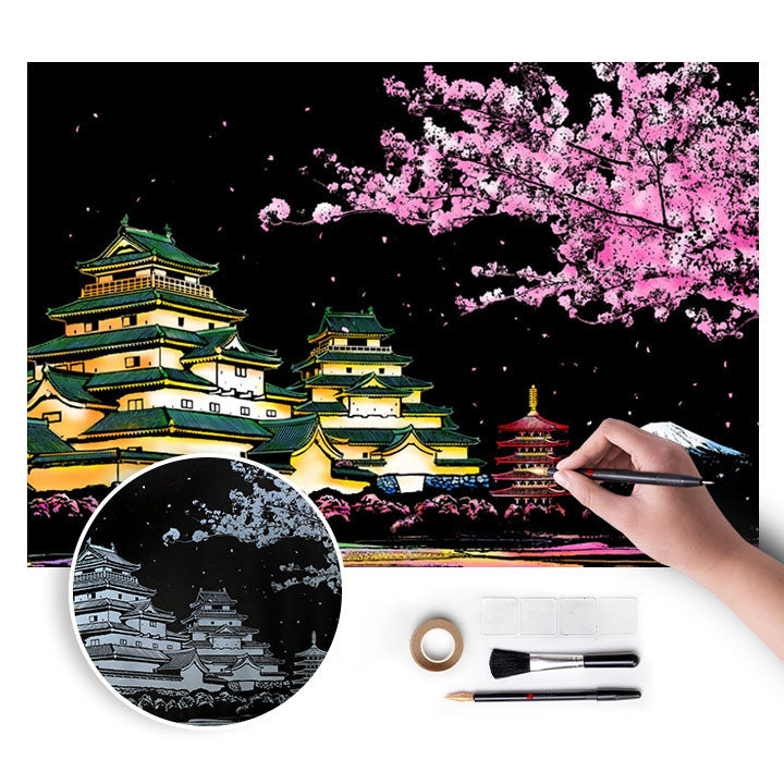 pictura magica pentru razuit japan 75x52 cm ro iul1204 jap