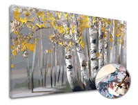 pictura pe numere premium gold crang de mesteacan