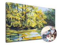 pictura pe numere premium gold lac