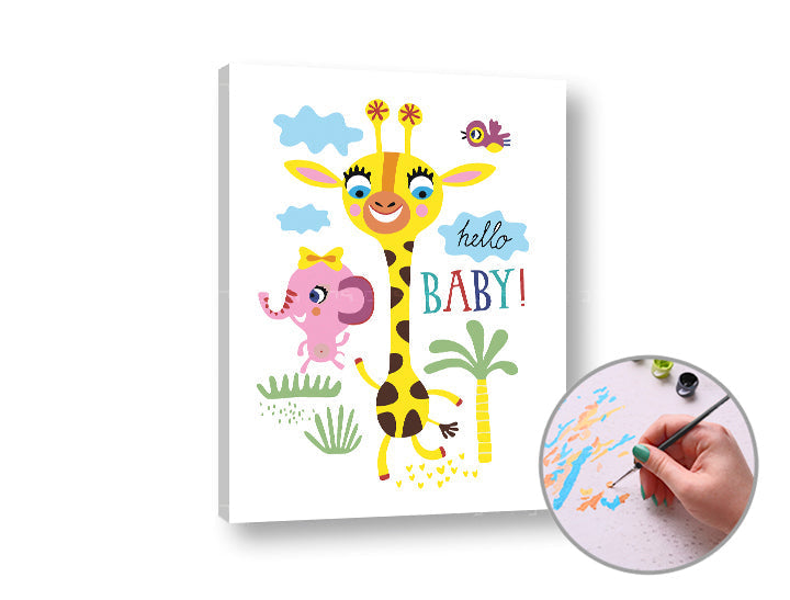 pictura prin numere hello baby ro xonkid069e1