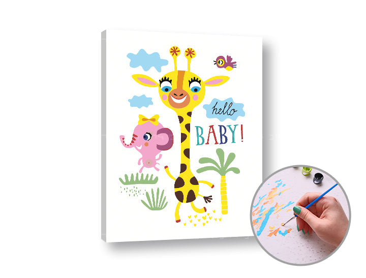 pictura prin numere hello baby ro xonkid069e1