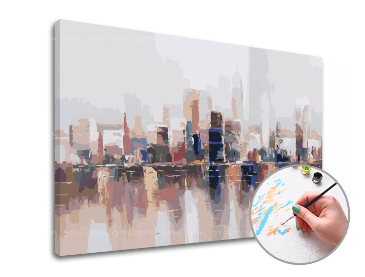 pictura prin numere panorama city ro xonct045