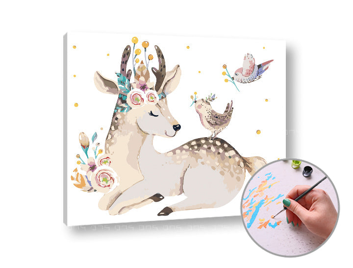 pictura prin numere srn ek bambi ro xonkid080e1
