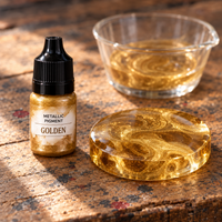 Pigment metalic lichid pentru rășină 5 ml – auriu (Golden)