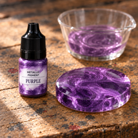 Pigment metalic lichid pentru rășină 5 ml – violet (Purple)