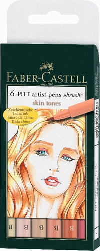 pitt artistic pens set de 6 skin ro fbc167162