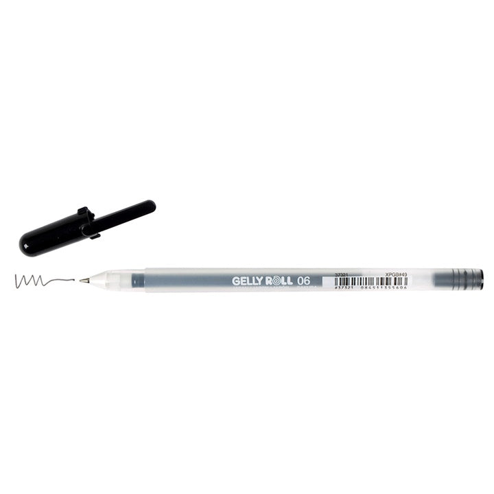 pix cu gel sakura gelly roll negru 06 ro skr37321se