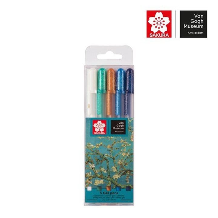 pix cu gel sakura gelly roll van gogh museum 5 buc ro skrpoxpgbmix5