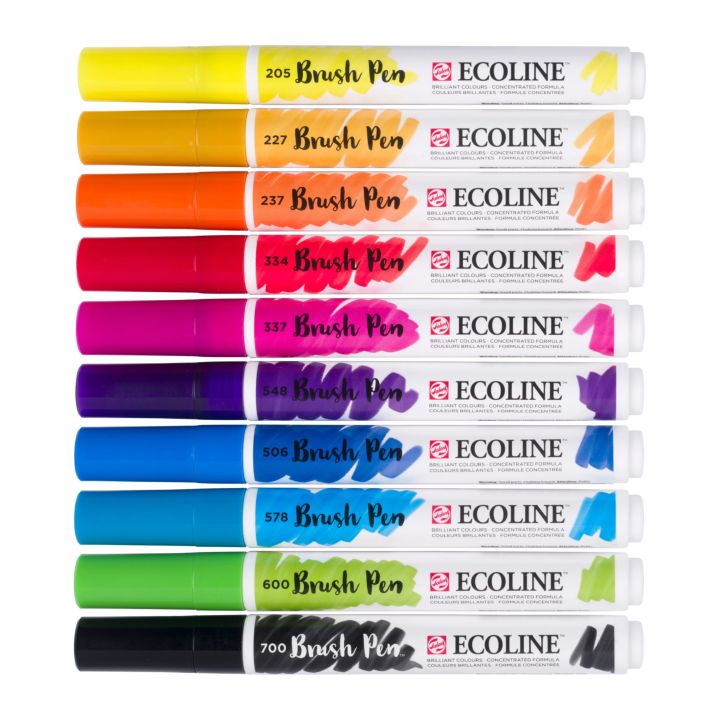 pixuri de acuarela ecoline brush pen ro rtl11509022