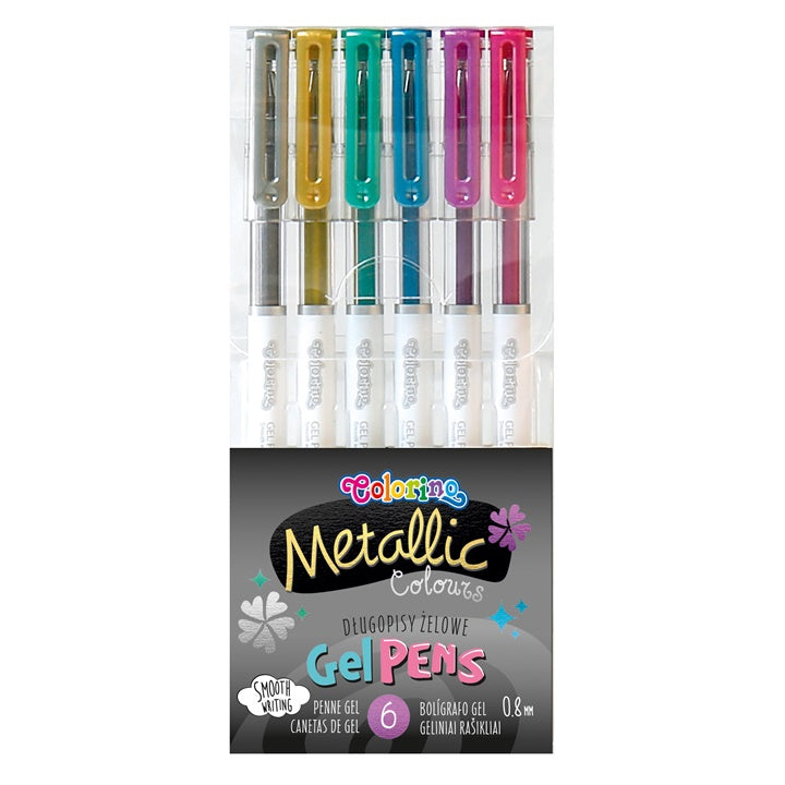 pixuri gel metalice colorino 6 buc ro clrr80936ptr