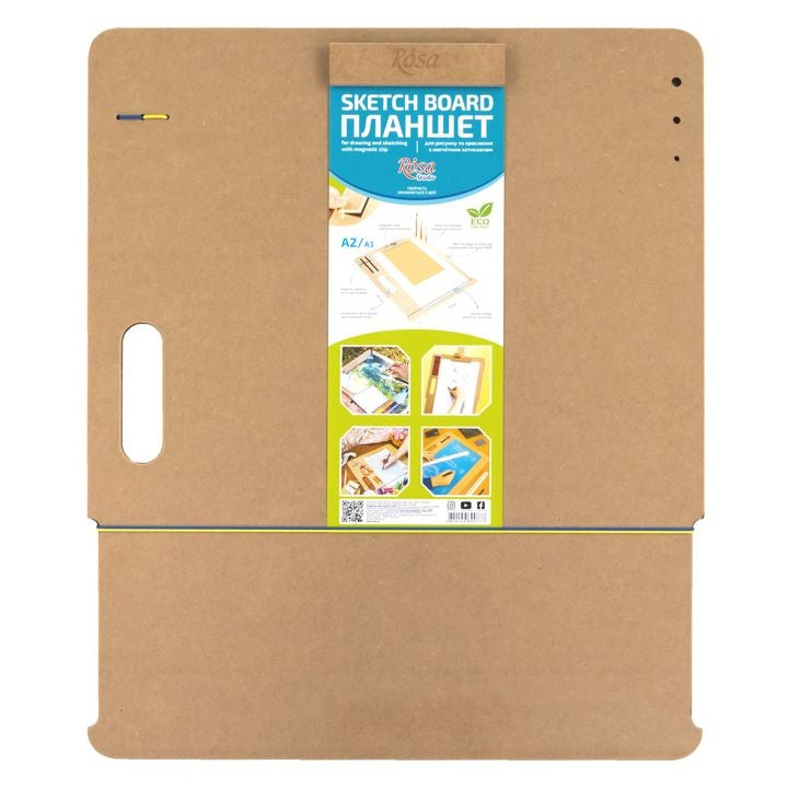 planșeta de schițe cu clips magnetic a2 53x63 cm mdf rosa studio