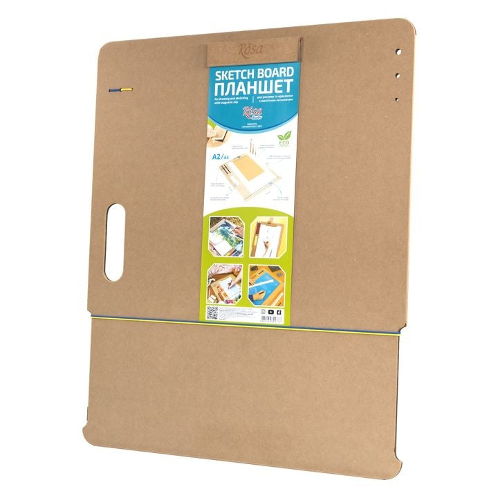 planșeta de schițe cu clips magnetic a2 53x63 cm mdf rosa studio