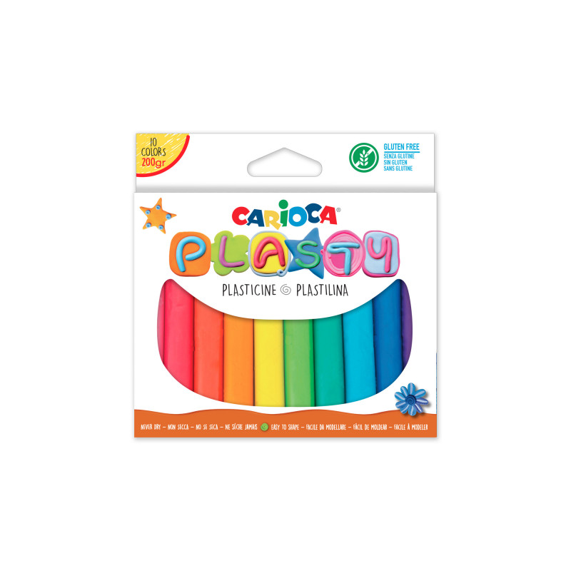 Plastilină Carioca, mix de culori