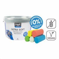 Plastilină Creall Ultra soft, 5 g, găletușă, culori asortate – × 220