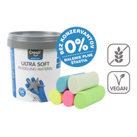 Plastilină Creall Ultra soft, 5 g, găletușă, culori asortate – × 60 pastelových
