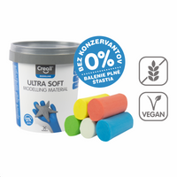 Plastilină Creall Ultra soft, 5 g, găletușă, culori asortate – × 60