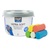 Plastilină Creall Ultra soft, 5 g, găletușă, culori asortate