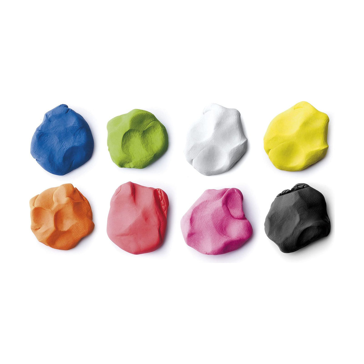 Plastilină GIOTTO Patplume culori neon 8 x 33 g
