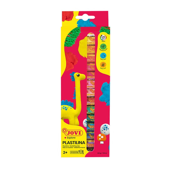 plastilina jovi 15 buc ro jov90 15