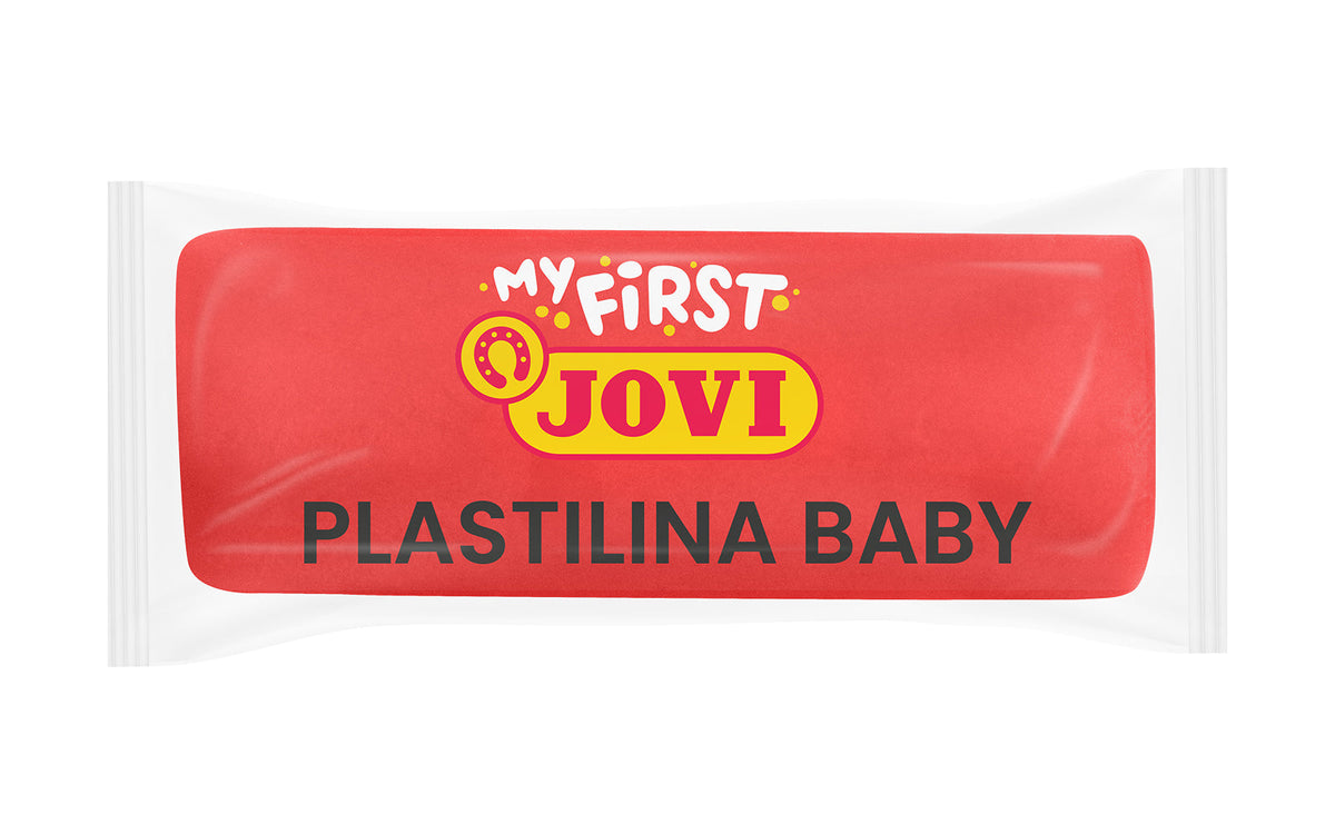 Plastilină moale naturală JOVI My First 38 g - roșie