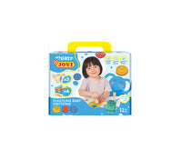 Plastilină naturală moale Jovi My First 4 x 38 g + 3 ștampile din lemn Emotions