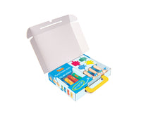 Plastilină naturală moale Jovi My First 4 x 38 g + 3 ștampile din lemn Emotions