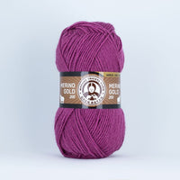 Fire pentru tricotat Madame Tricote Paris Merino Gold 200 - 100 g – 051 violet