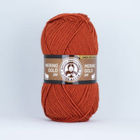 Fire pentru tricotat Madame Tricote Paris Merino Gold 200 - 100 g – 107 portocaliu