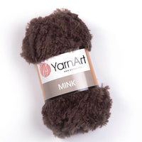 Fire de tricotat YarnArt Mink 50 g – 333 închis maro