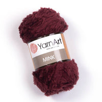 Fire de tricotat YarnArt Mink 50 g – 339 bordo