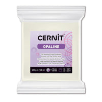 Polimer CERNIT OPALINE 250 g - Alb