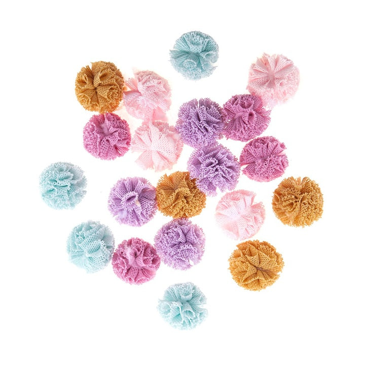 pomi de lalea pentru artizanat 20 buc culori pastelate 2 cm ro dpcceoz 193