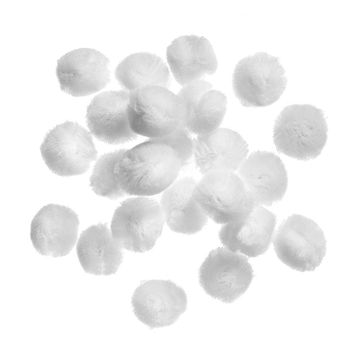 pomi de lalea pentru artizanat 24 buc alb 2 cm ro dpcceoz 154