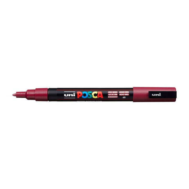 Marker UNI POSCA PC-3M 0.9 - 1.3 MM – burgundia (60)