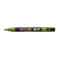 Marker UNI POSCA PC-3M 0.9 - 1.3 MM – verde kaki (7)