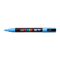 Marker UNI POSCA PC-3M 0.9 - 1.3 MM – albastru cer (48)