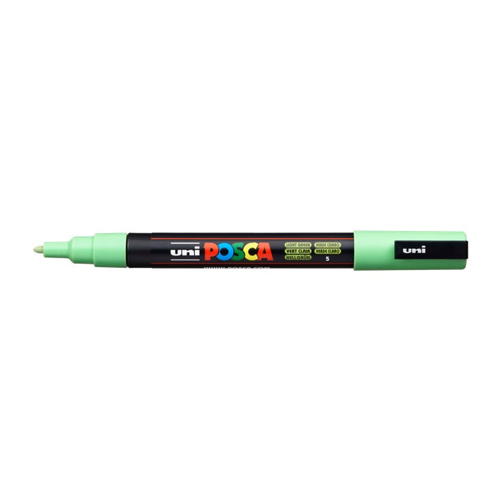 Marker UNI POSCA PC-3M 0.9 - 1.3 MM – verde deschis (5)