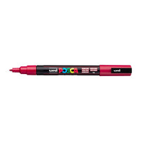 Marker UNI POSCA PC-3M 0.9 - 1.3 MM – roșu închis (14)