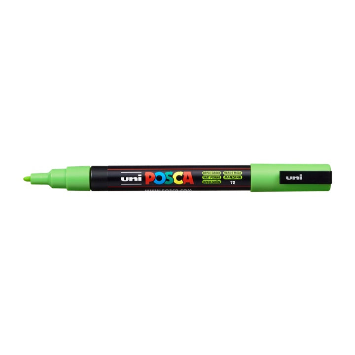 Marker UNI POSCA PC-3M 0.9 - 1.3 MM – măr verde (72)