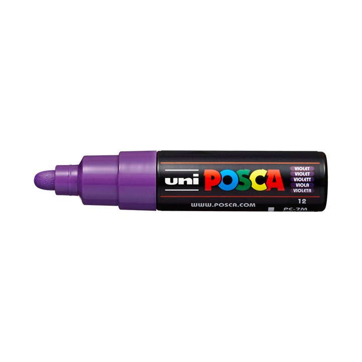 Marker UNI POSCA PC-7M 4.5 - 5.5 MM – violet (12)