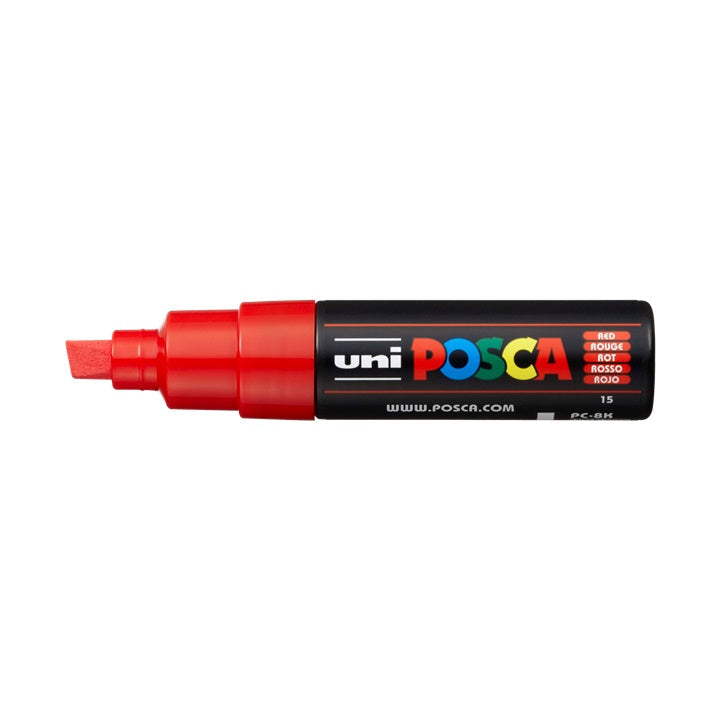 Marker UNI POSCA PC-8K 8 MM – roșu (15)