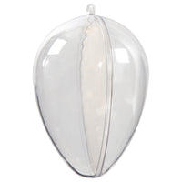 Ouă acrilice transparente - 5 bucăți / 9 cm