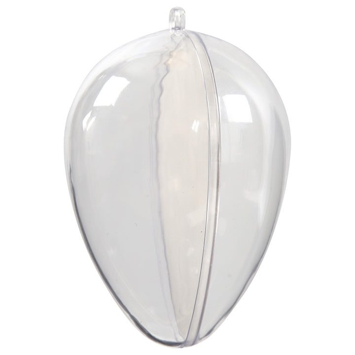Ouă acrilice transparente - 5 bucăți / 9 cm