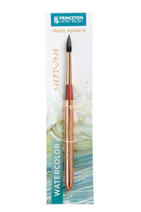 Pensulă rotundă de călătorie pentru acuarelă PRINCETON Neptune veveriță sintetică – 10