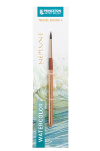 Pensulă rotundă de călătorie pentru acuarelă PRINCETON Neptune veveriță sintetică – 4
